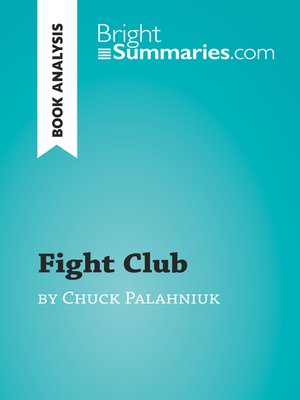 cover image of Fight Club by Chuck Palahniuk (Book Analysis)